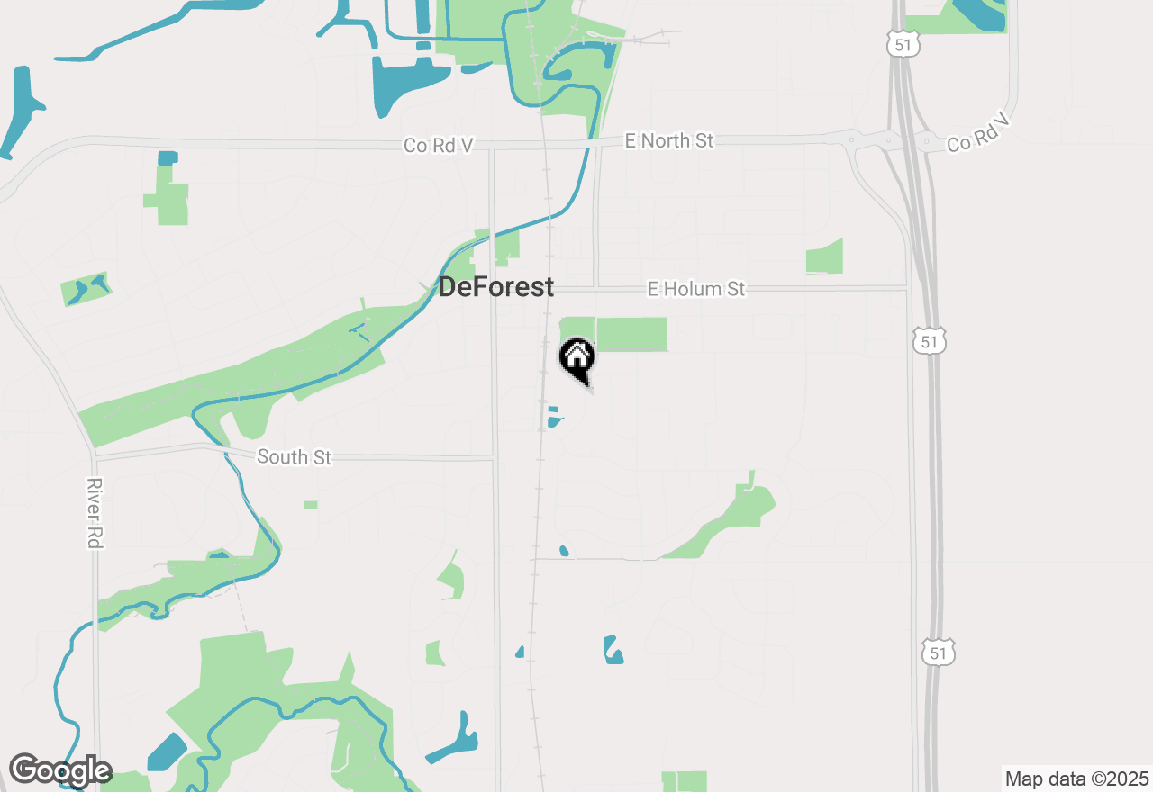 Map of 486 Dahl Drive, Deforest, WI 53532