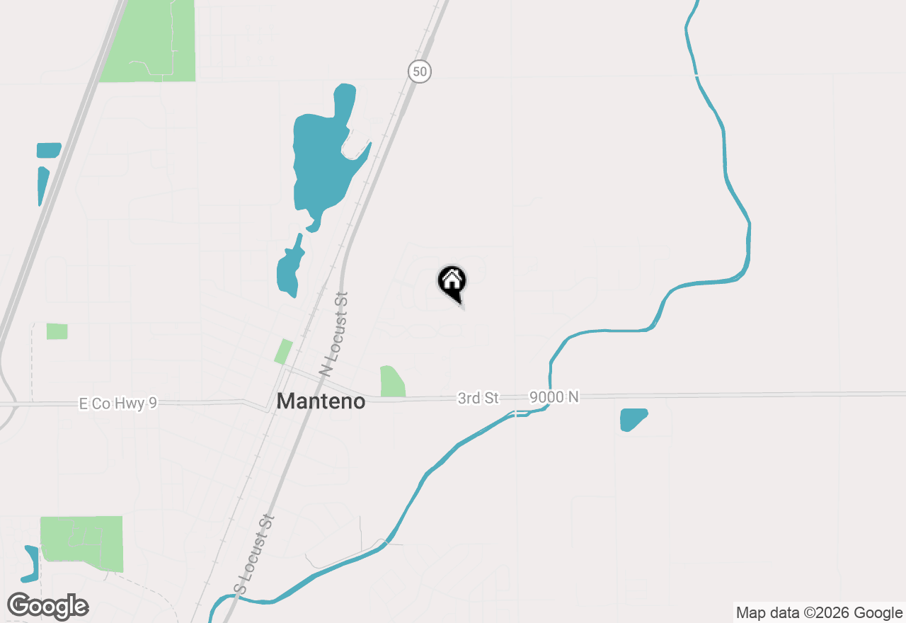 Map of 58 Norway Drive, Manteno, IL 60950