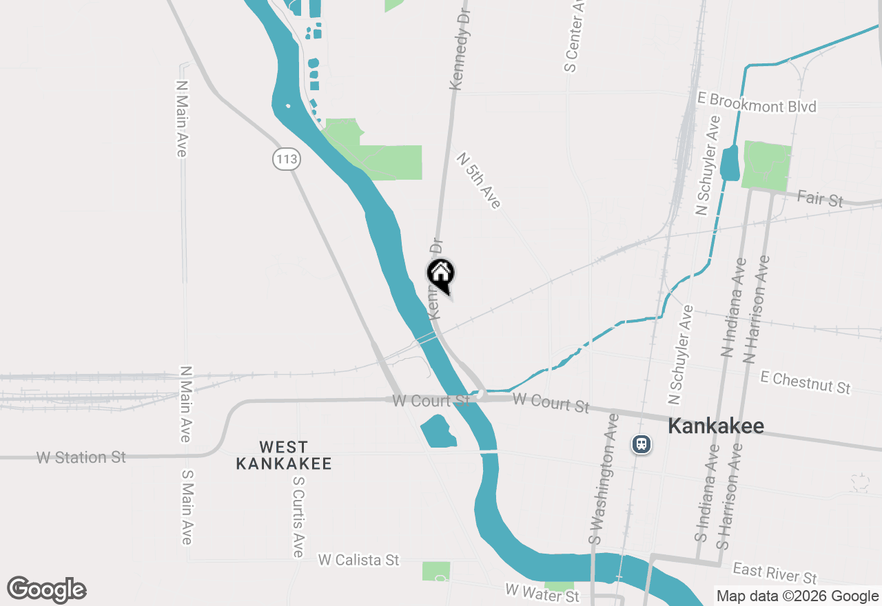 Map of 510 N Kennedy Drive, Kankakee, IL 60901