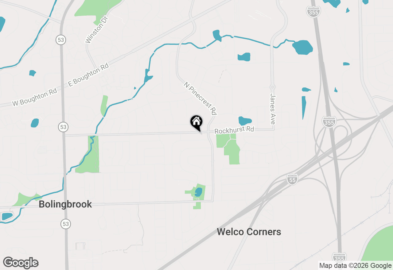 Map of 473 Rockhurst Road, Bolingbrook, IL 60440