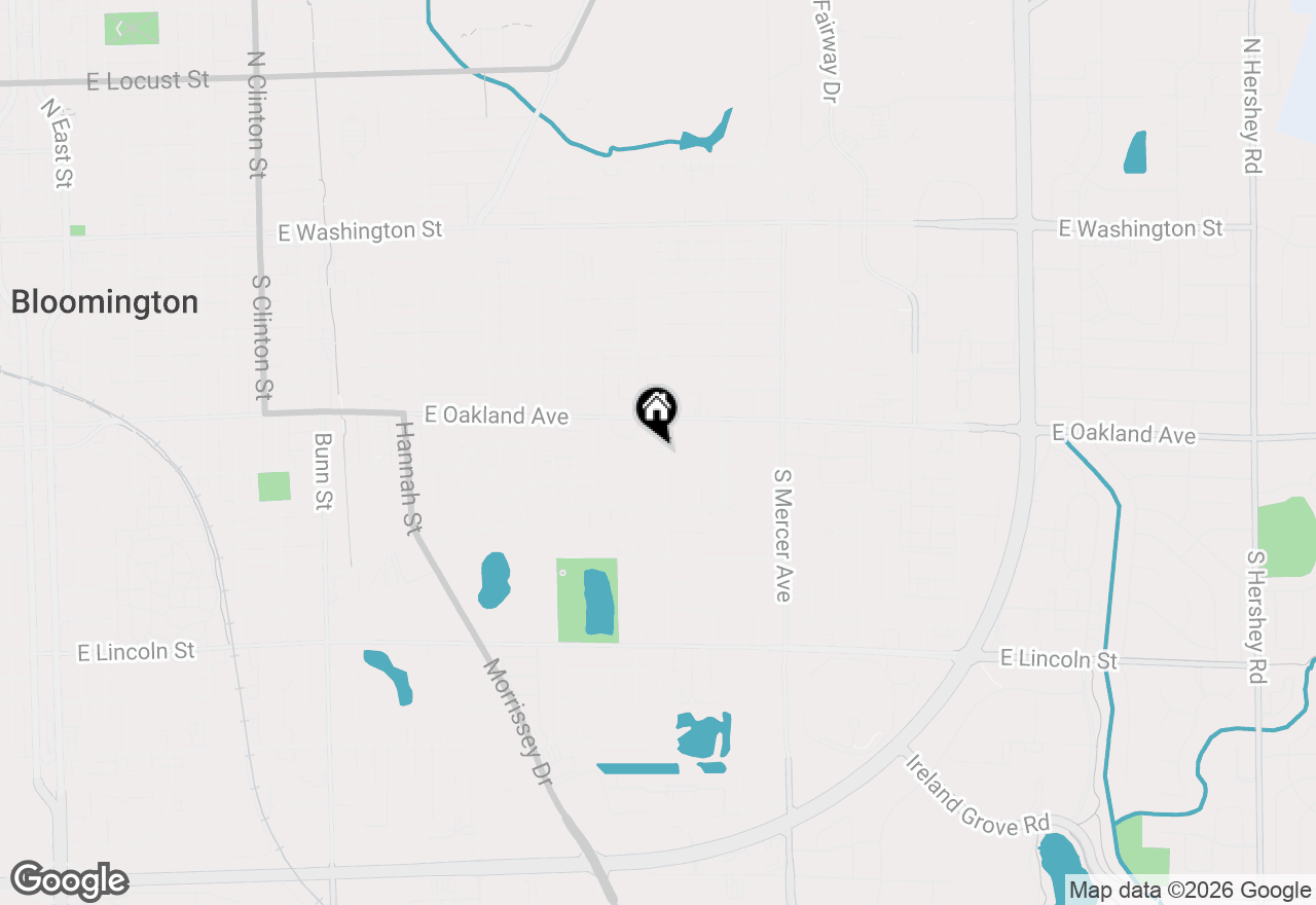 Map of 611 Vale Street, Bloomington, IL 61701