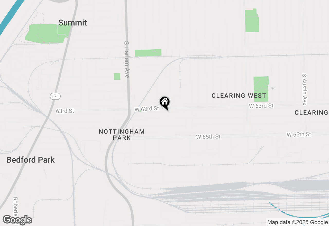 Map of 6936 W 63rd Place, Chicago, IL 60638