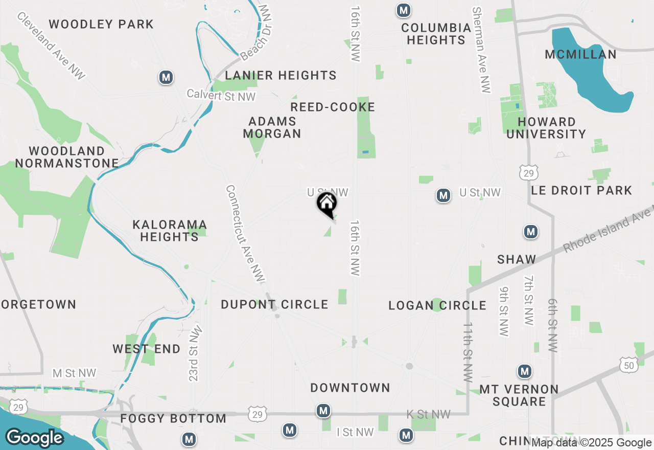Map of 1816 New Hampshire Avenue Nw #1009, Washington, DC 20009
