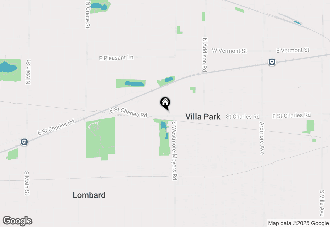 Map of 912 E Saint Charles Road, Lombard, IL 60148