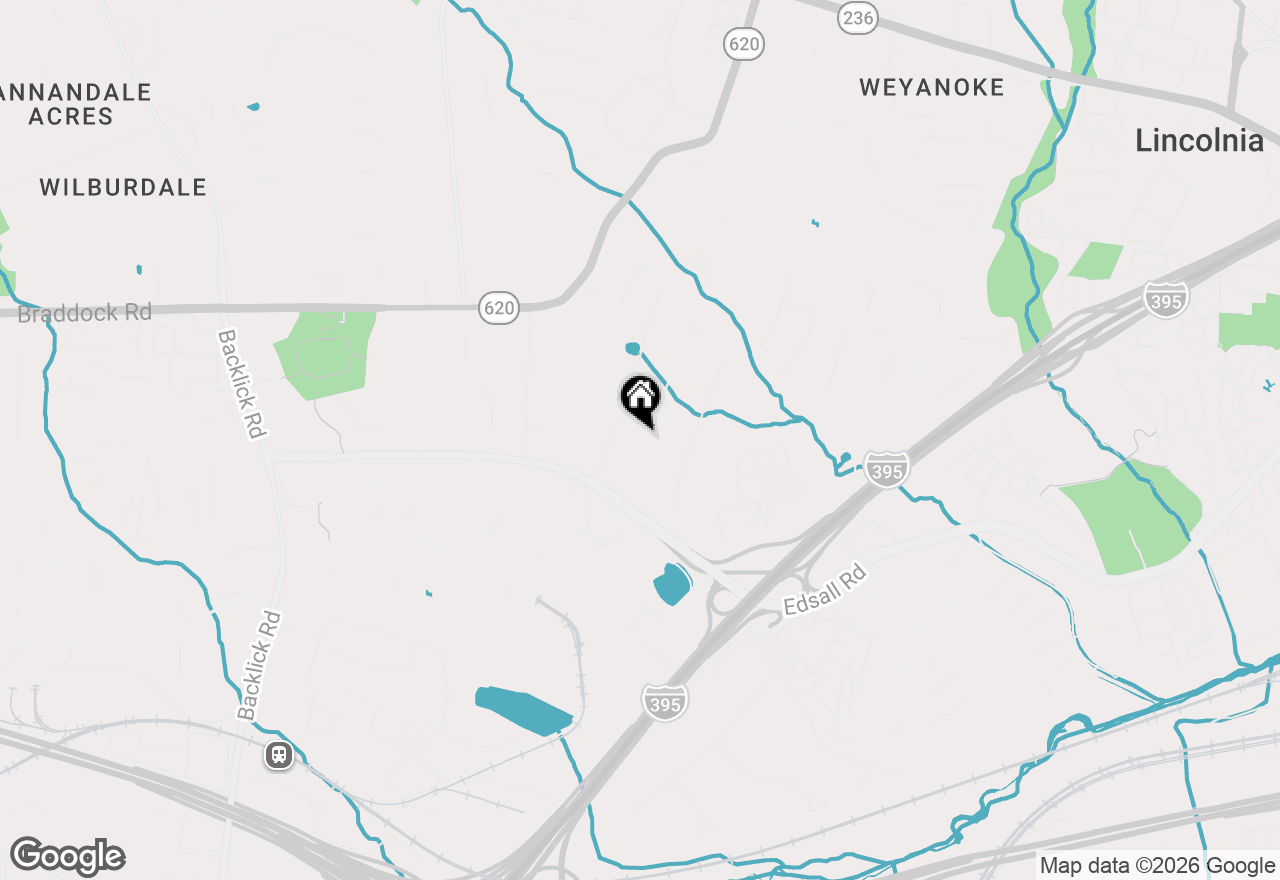 Map of 5244 Mitchell Street, Alexandria, VA 22312