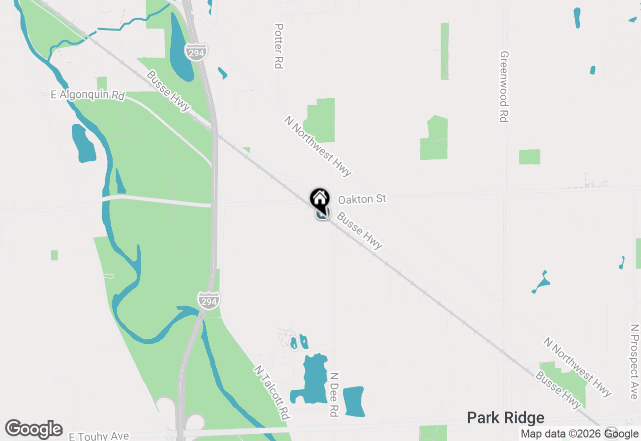 Map of 2405 Avondale Avenue, Park Ridge, IL 60068
