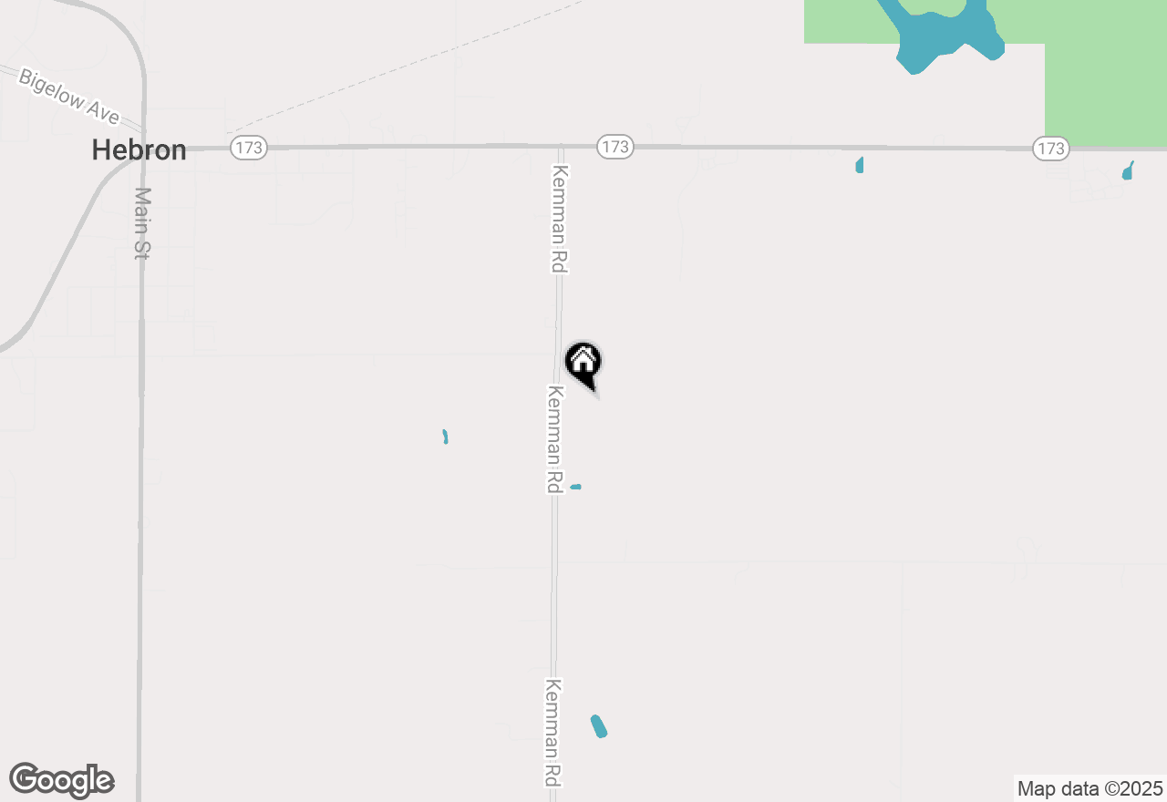 Map of 9416 Kemman Road, Hebron, IL 60034