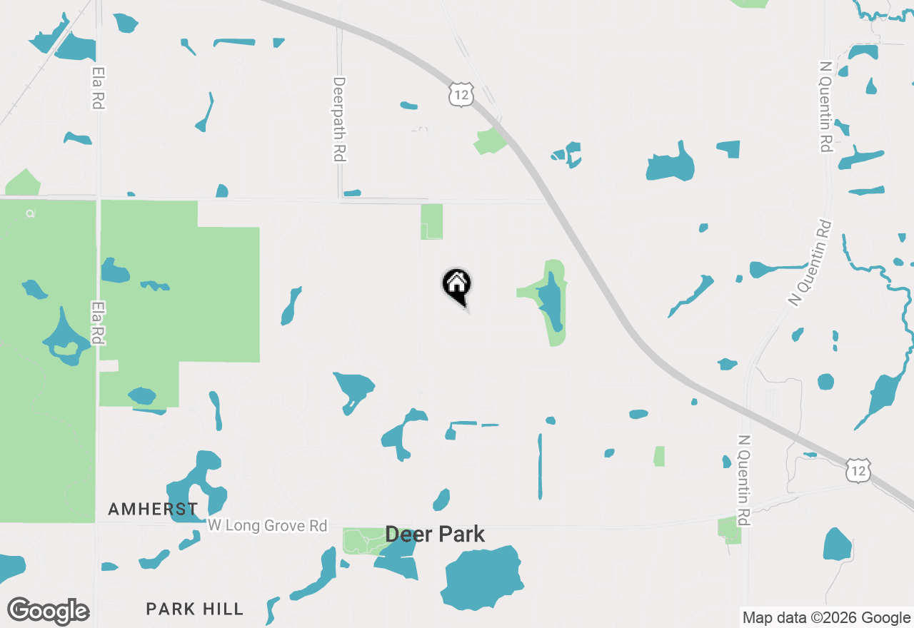 Map of 530 Cypress Bridge Road, Lake Zurich, IL 60047