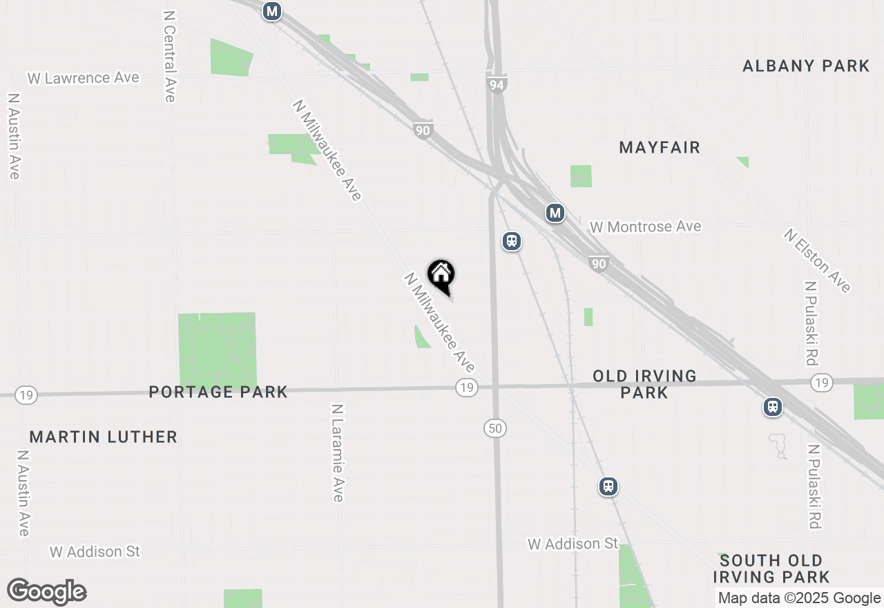 Map of 4912 W Berteau Avenue #2, Chicago, IL 60641