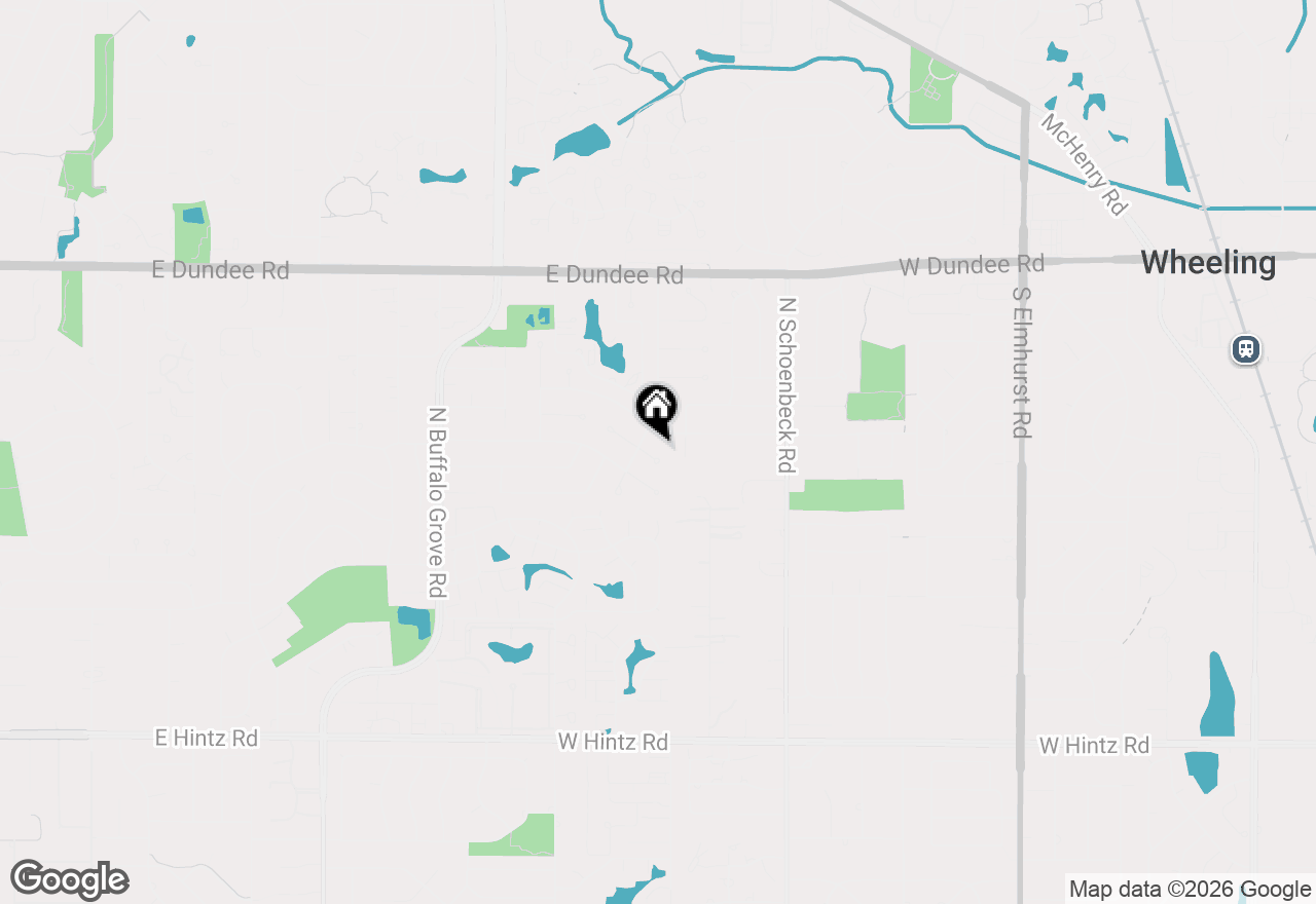 Map of 8 Charles Court, Buffalo Grove, IL 60089