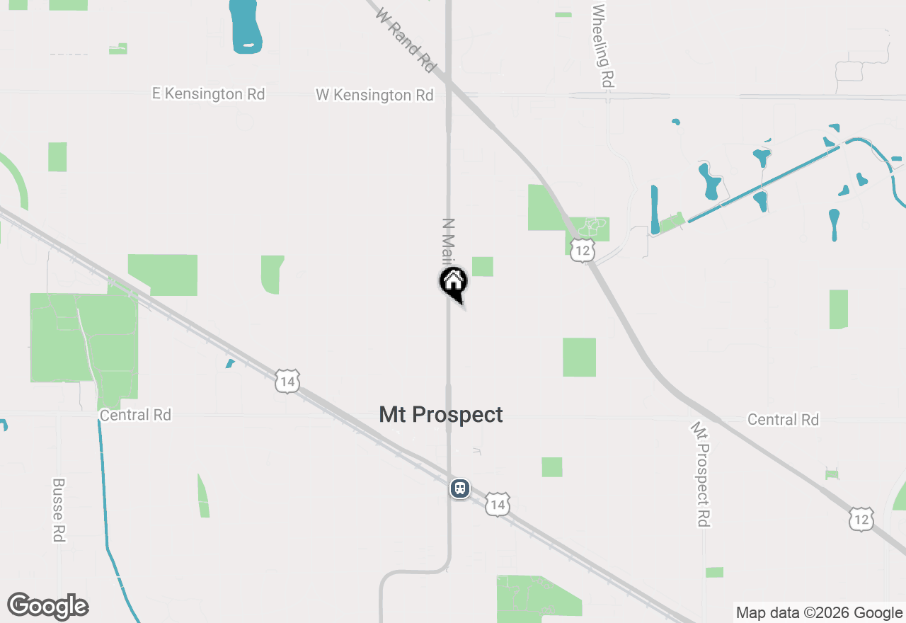 Map of 215 N Main Street, Mount Prospect, IL 60056