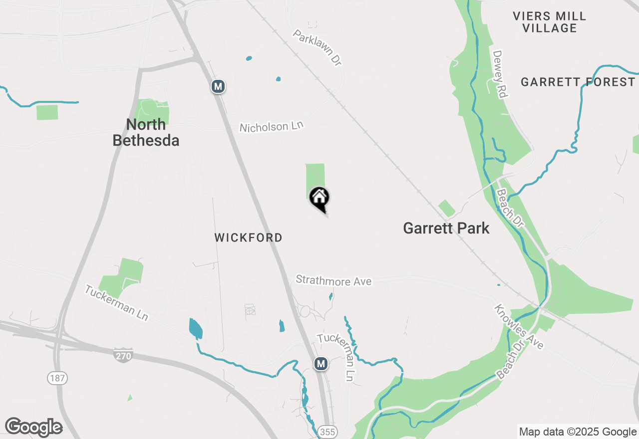 Map of 5110 Flanders Avenue, Kensington, MD 20895