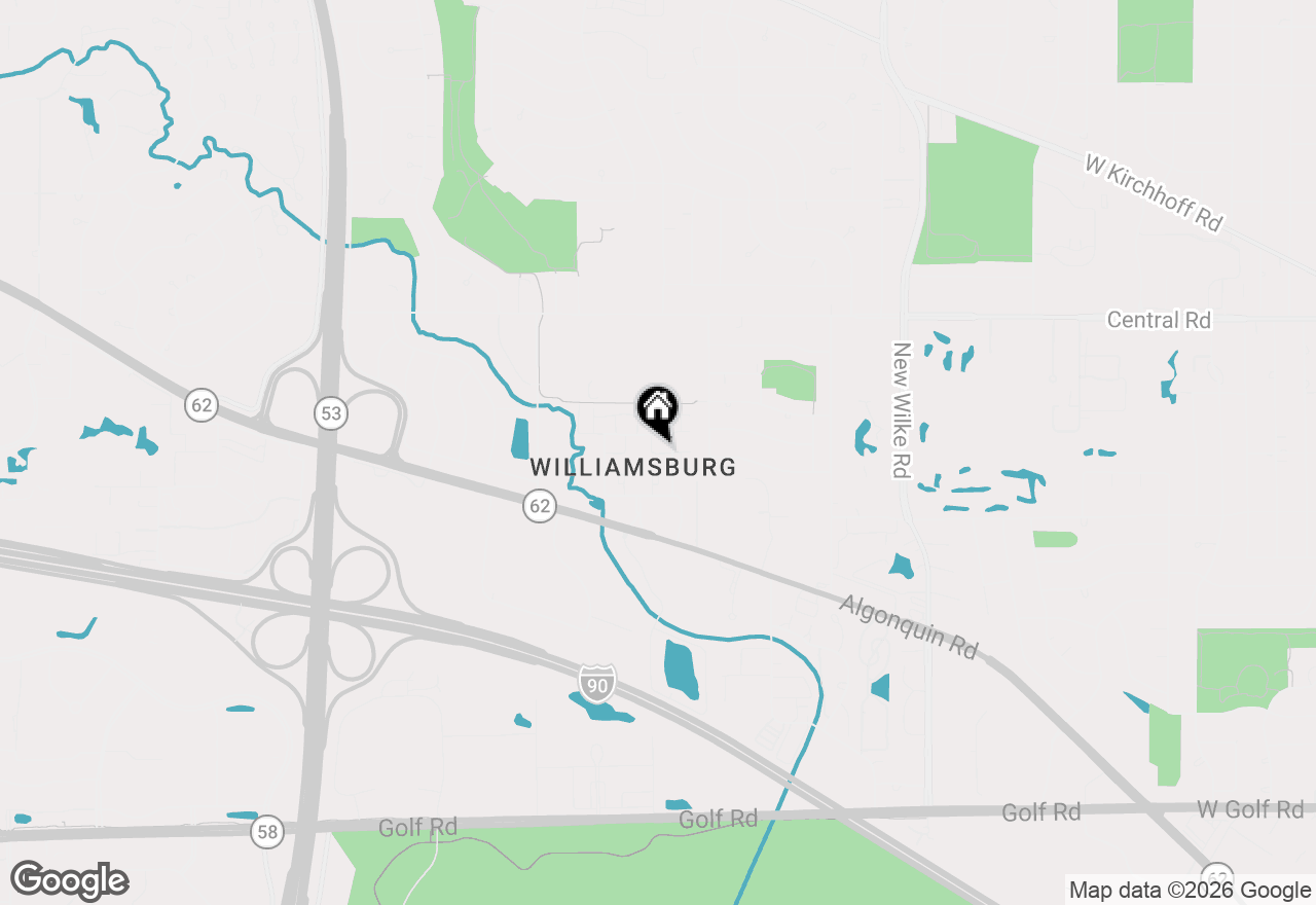 Map of 2950 Northampton Drive #B2, Rolling Meadows, IL 60008