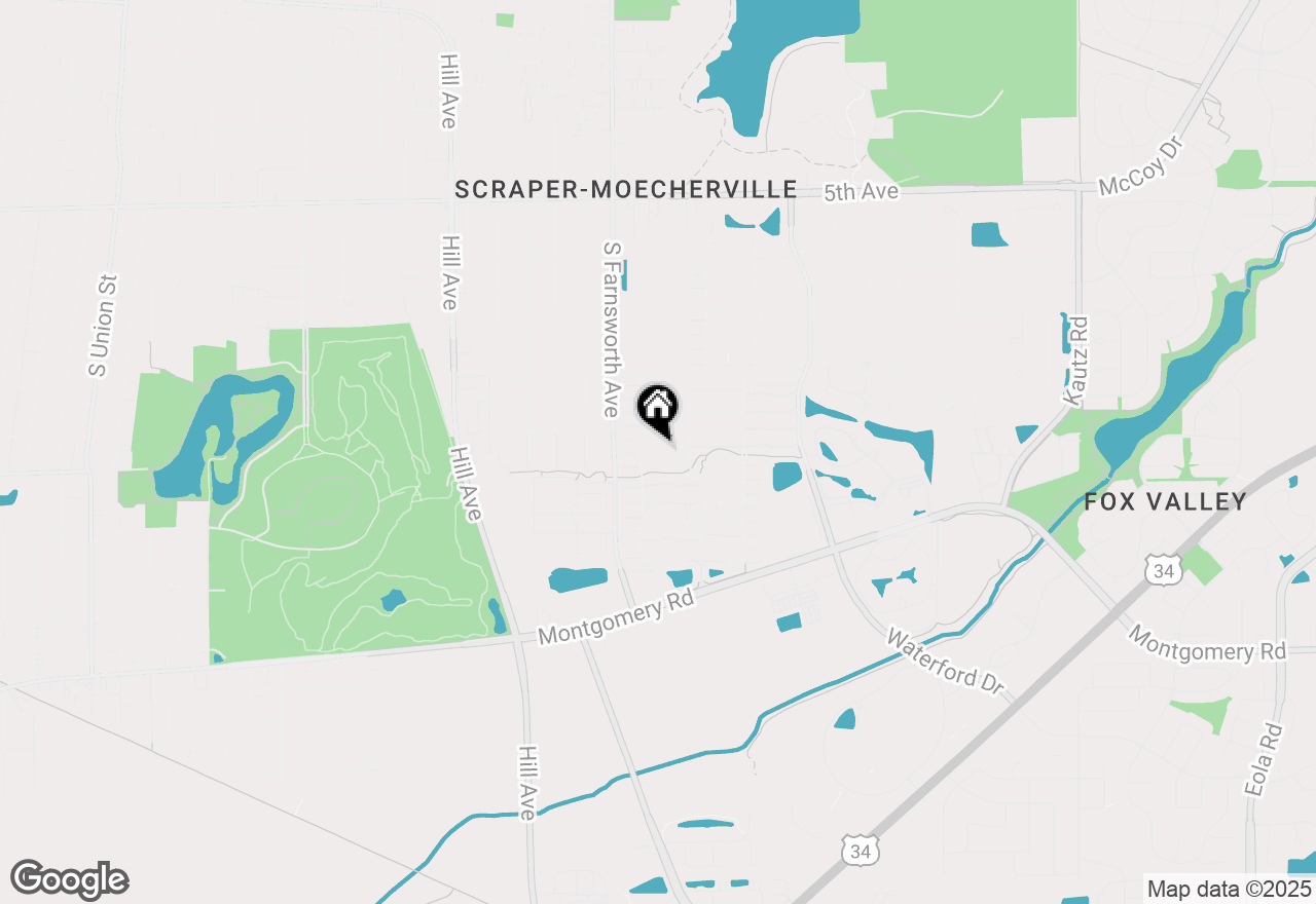 Map of 924 Symphony Drive #7036, Aurora, IL 60504