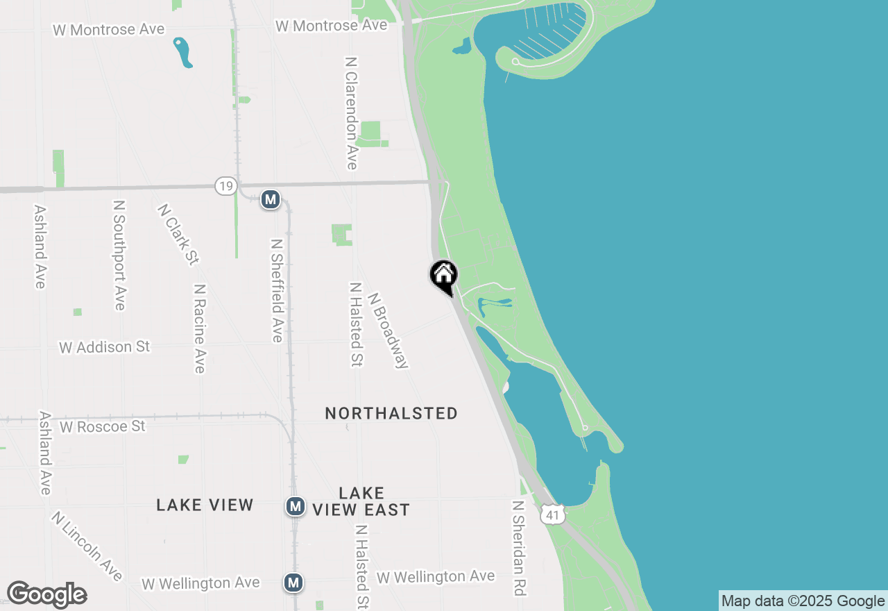 Map of 3600 N Lake Shore Drive #2221, Chicago, IL 60613