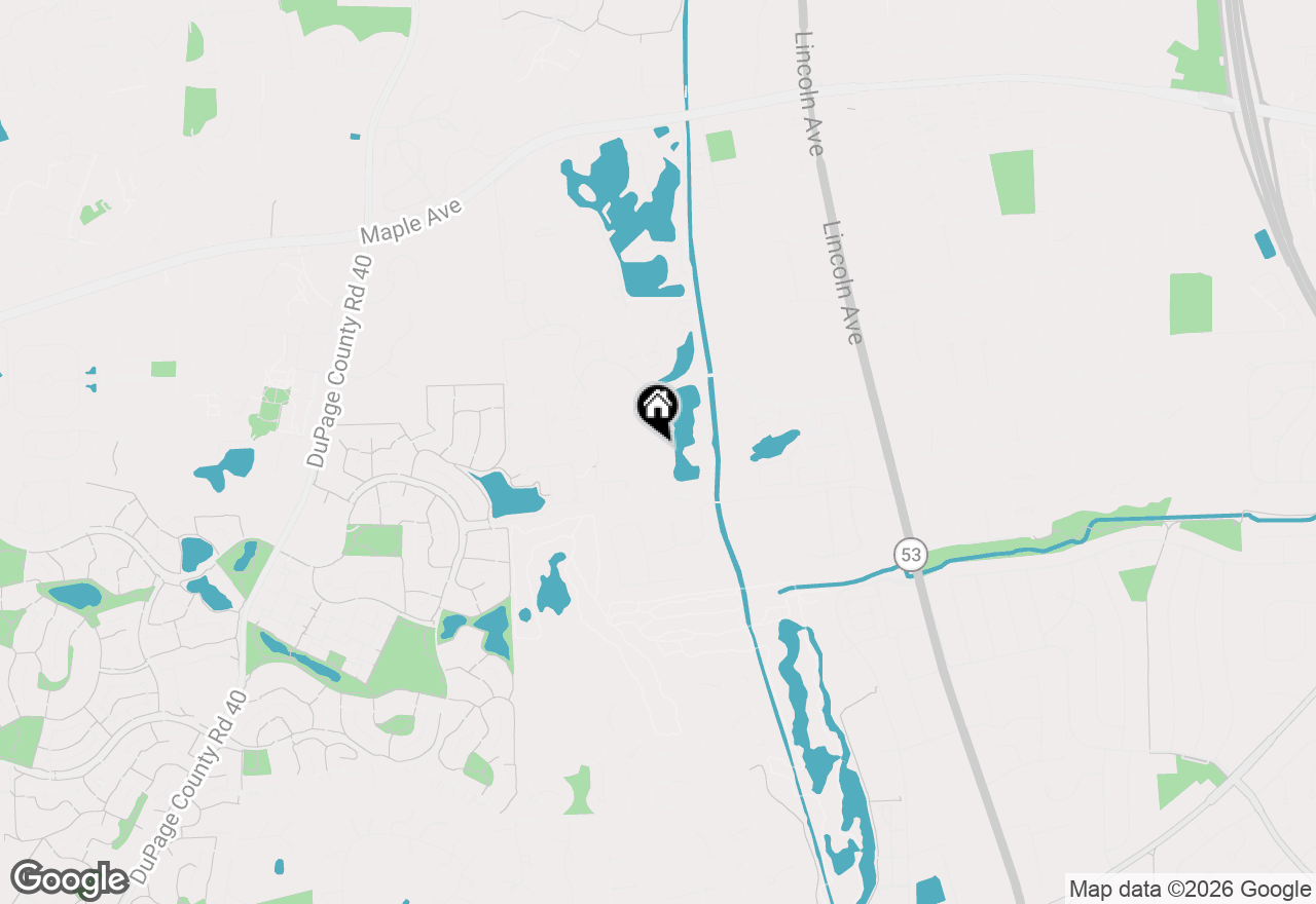 Map of 6012 Forest View Road #1D, Lisle, IL 60532