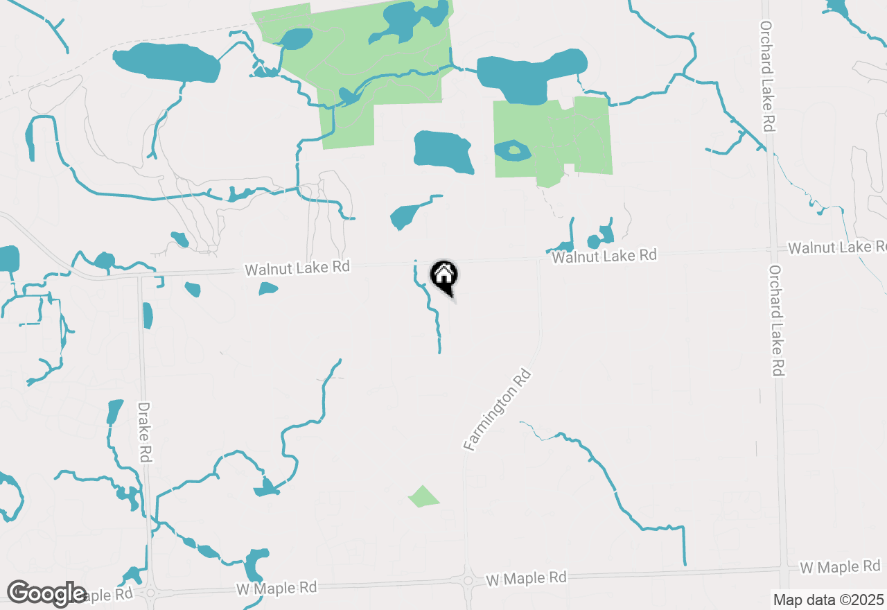 Map of 5628 Warrenshire Drive, West Bloomfield, MI 48322