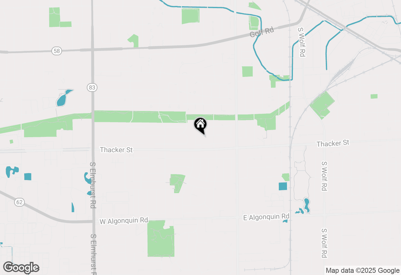 Map of 165 Lance Drive, Des Plaines, IL 60016