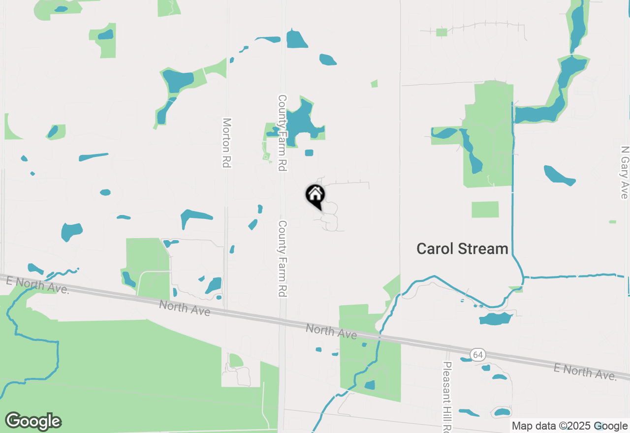 Map of 491 Dakota Court, Carol Stream, IL 60188