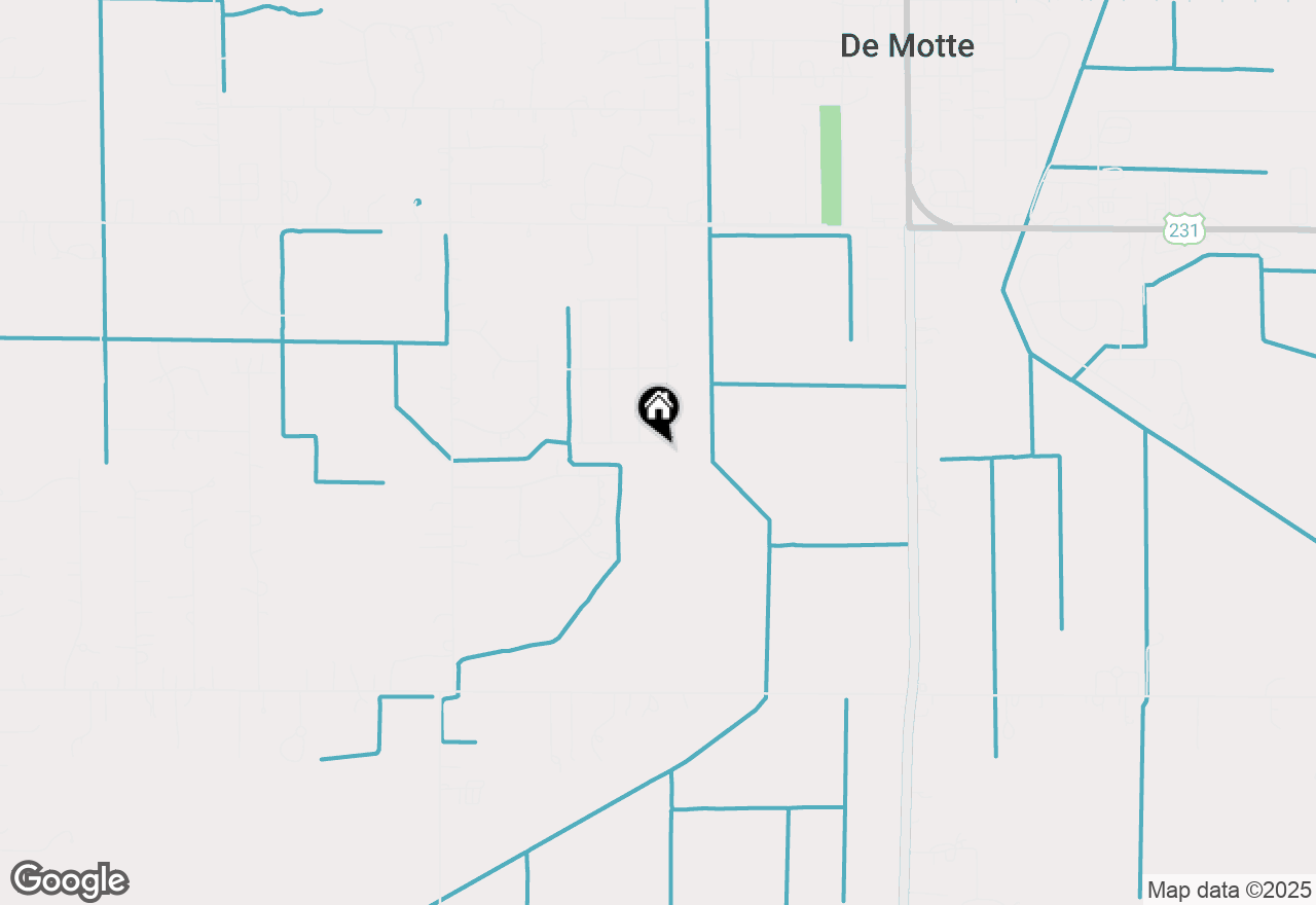 Map of 807 21st Street Sw, Demotte, IN 46310