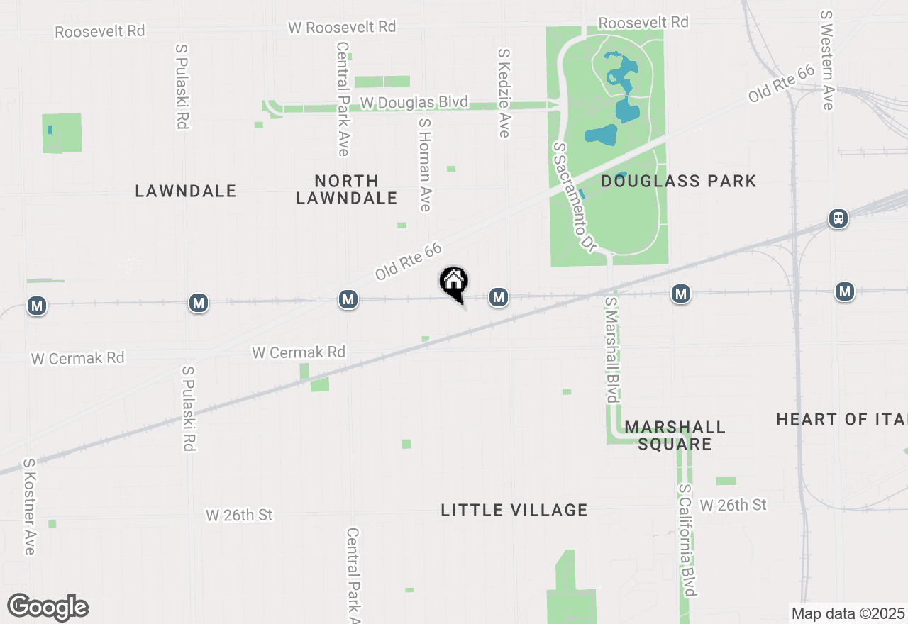 Map of 2101 S Christiana Avenue, Chicago, IL 60623