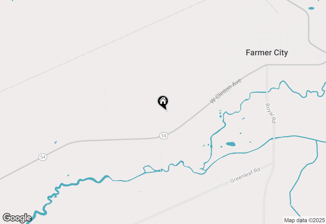 Map of 1455 Bluebell Lane, Farmer City, IL 61842