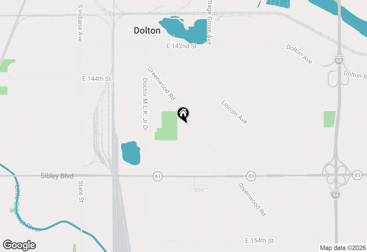 Map of 14640 Memorial Drive, Dolton, IL 60419