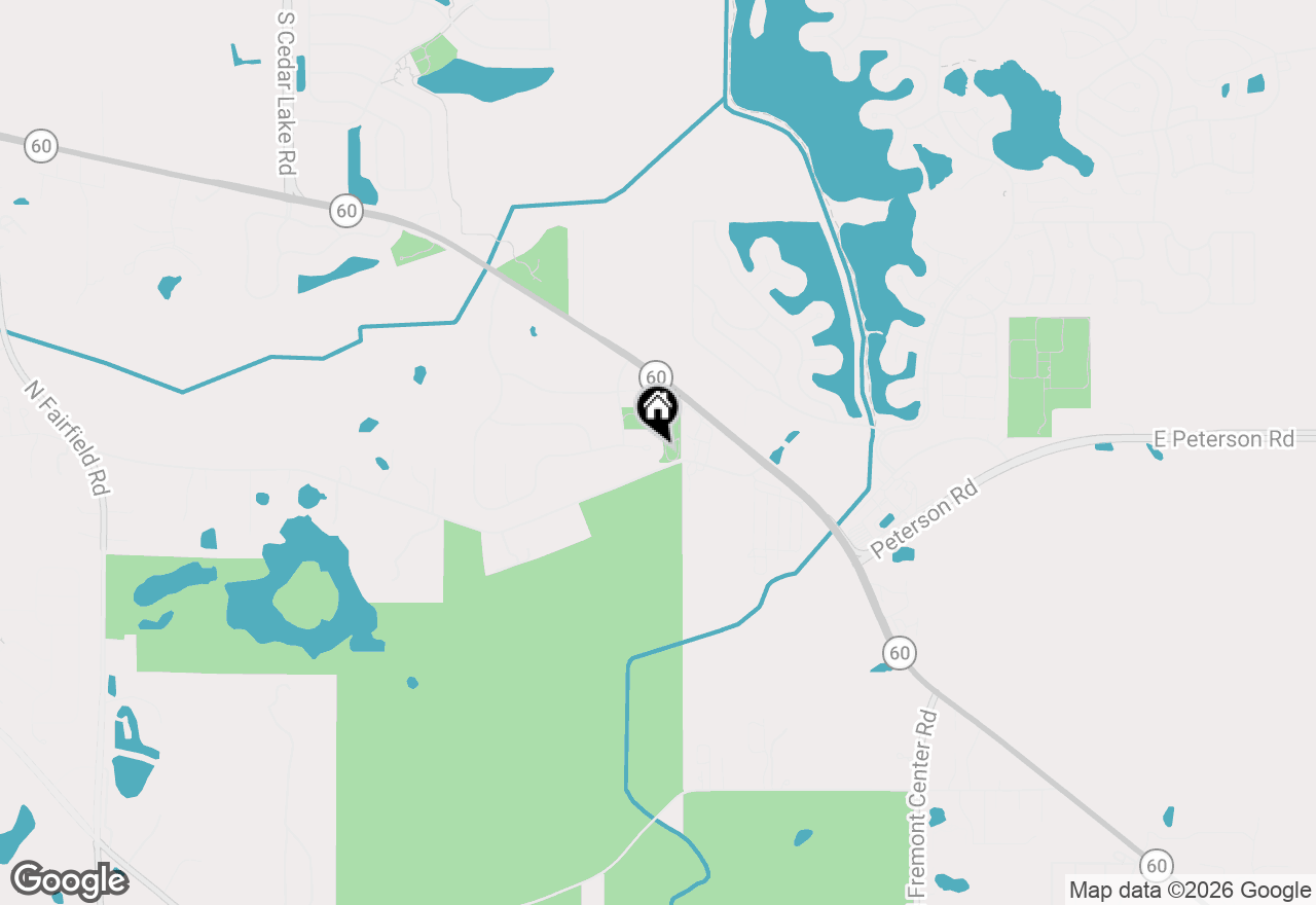 Map of 55 W Arden Lane, Round Lake, IL 60073