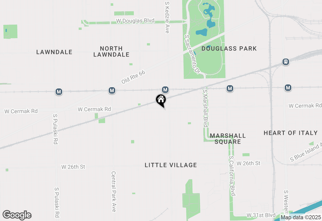 Map of 3233-3237 W Cermak Road, Chicago, IL 60623