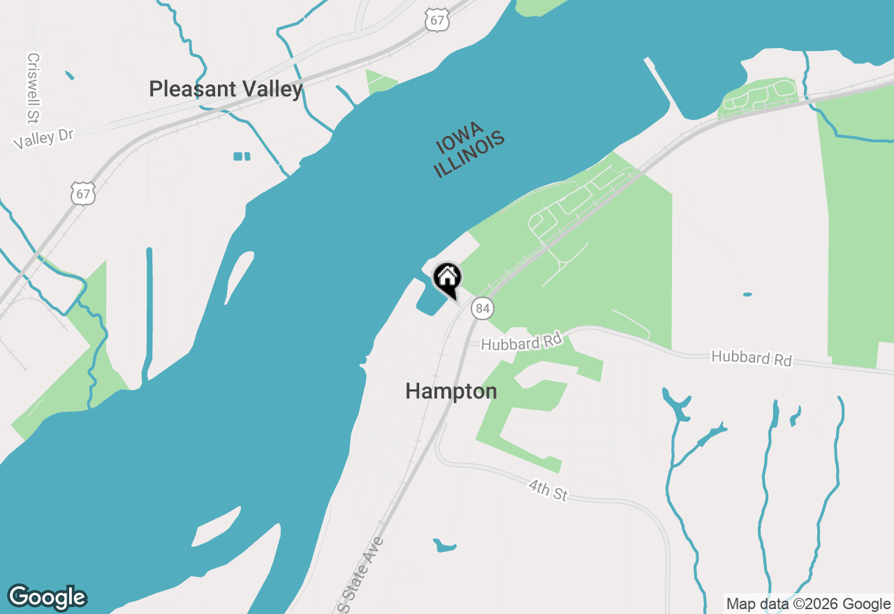 Map of 17 Villa Drive, Hampton, IL 61256