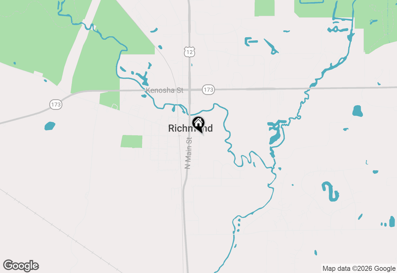 Map of 5510 George Street, Richmond, IL 60071