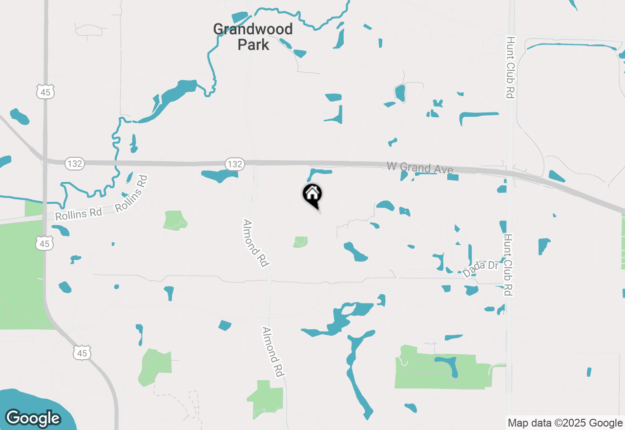 Map of 1574 Greenfield Court, Gurnee, IL 60031