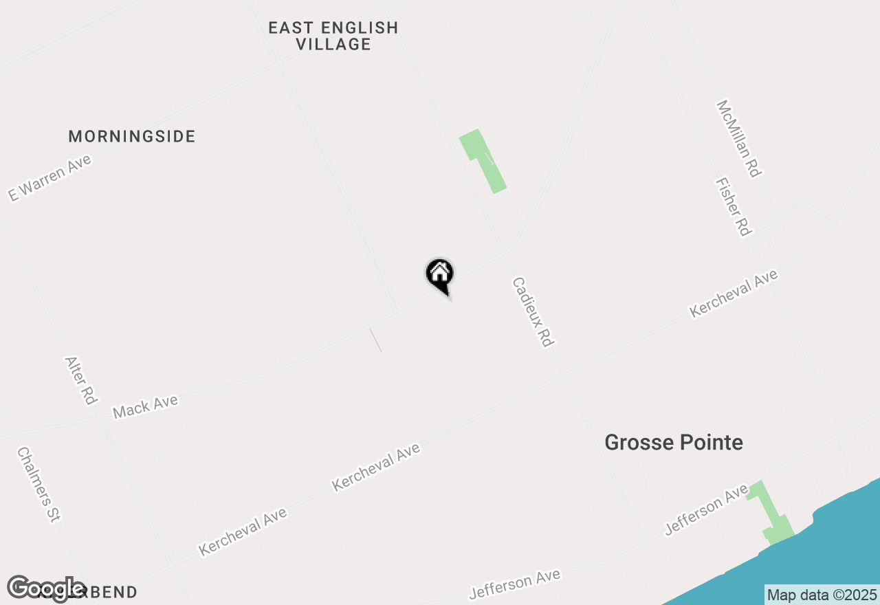 Map of 1433 Yorkshire Road, Grosse Pointe Park, MI 48230