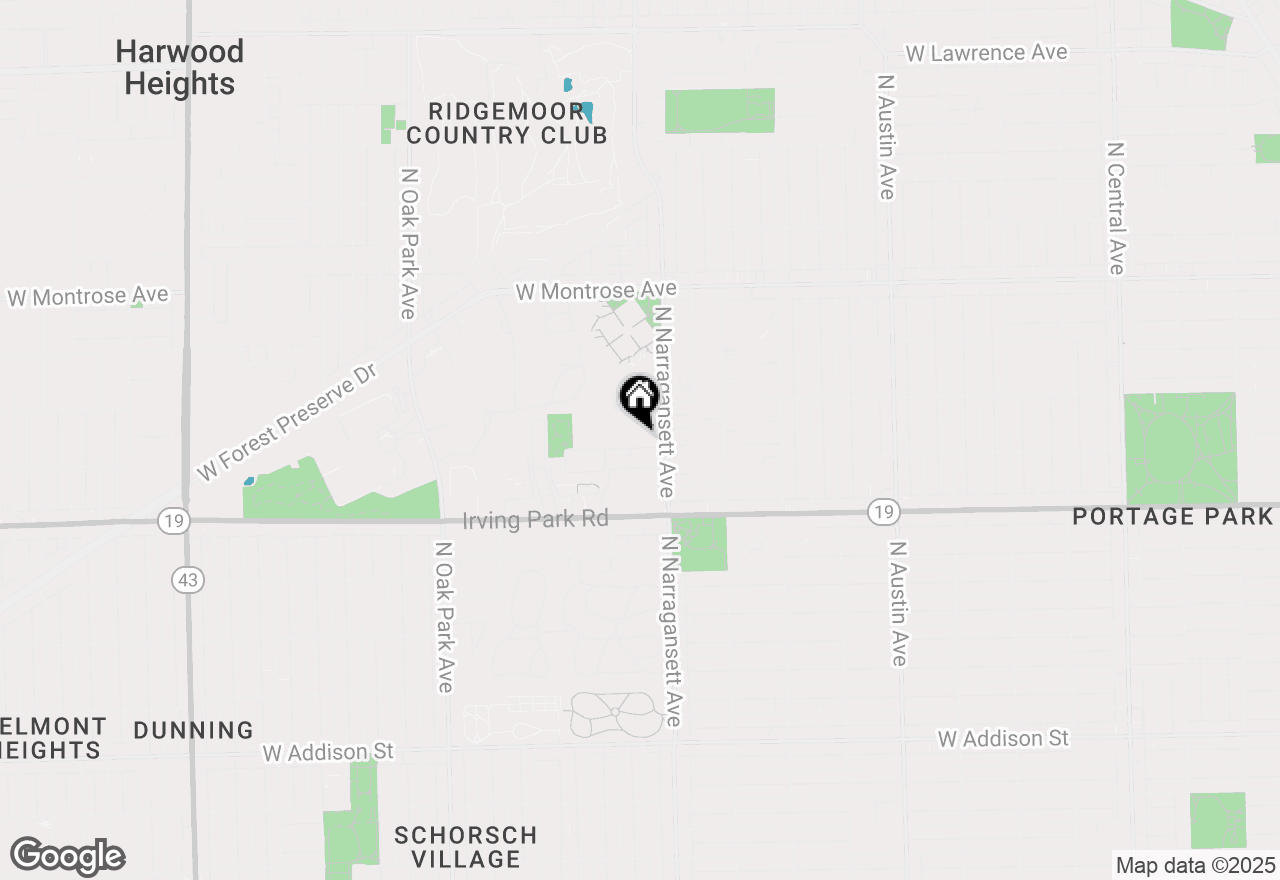 Map of 6430 W Belle Plaine Avenue #202, Chicago, IL 60634