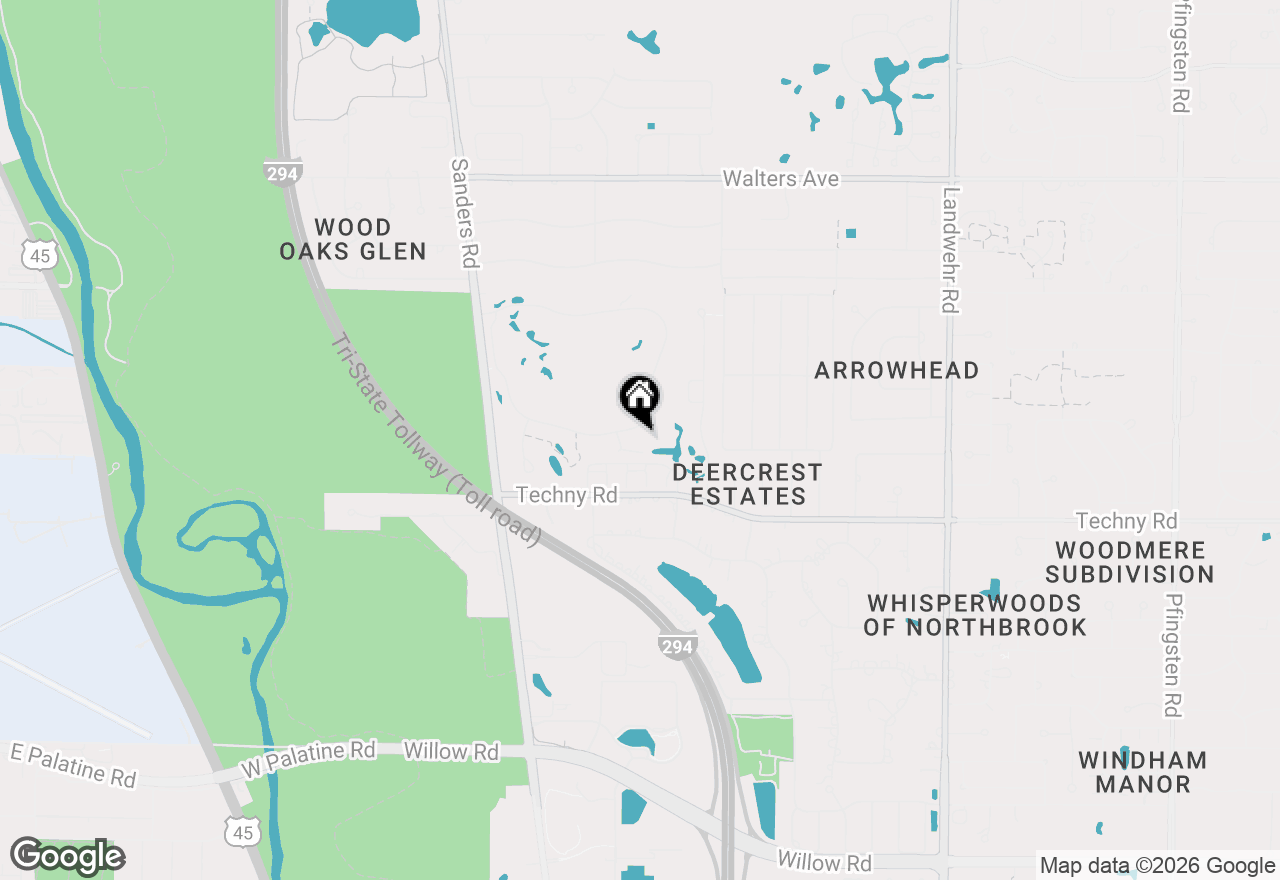 Map of 3741 Mission Hills Road #102, Northbrook, IL 60062