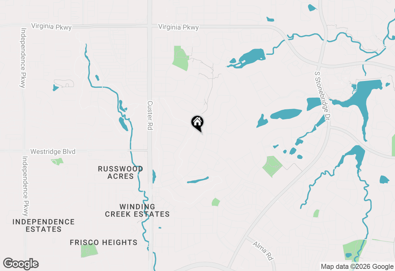 Map of 1304 Somerset Drive, Mckinney, TX 75072