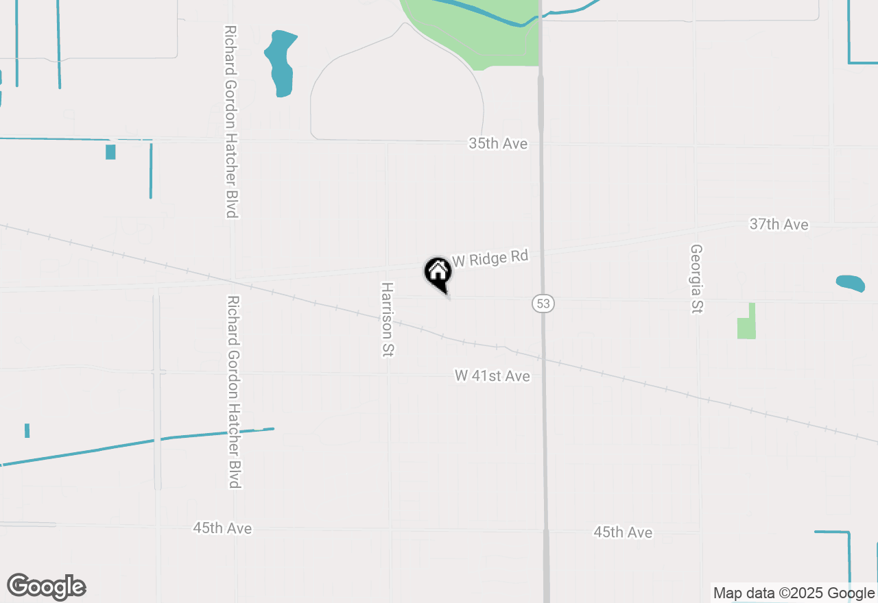 Map of 519 W 39th Avenue, Gary, IN 46408