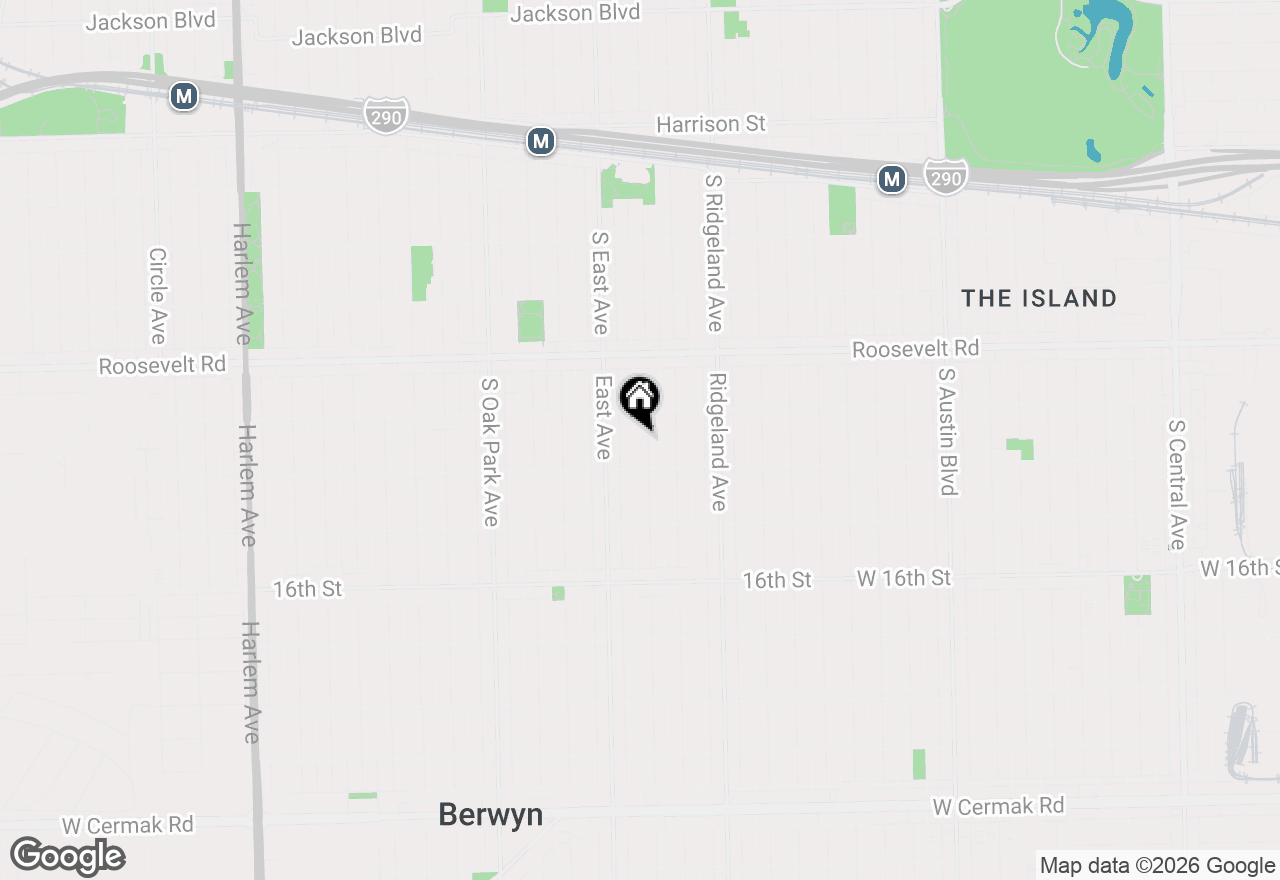 Map of 1325 Scoville Avenue, Berwyn, IL 60402
