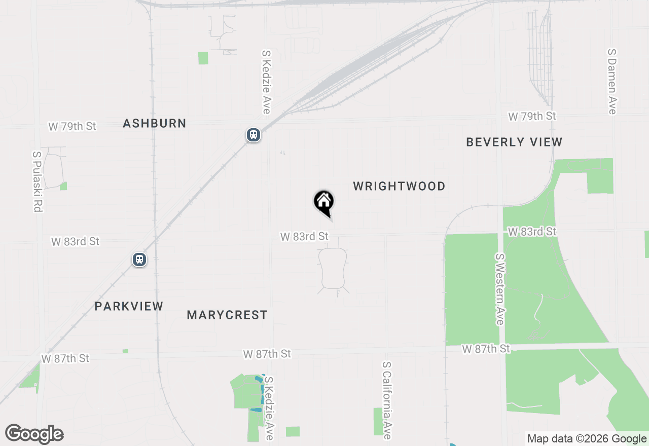 Map of 8232 S Sacramento Avenue, Chicago, IL 60652