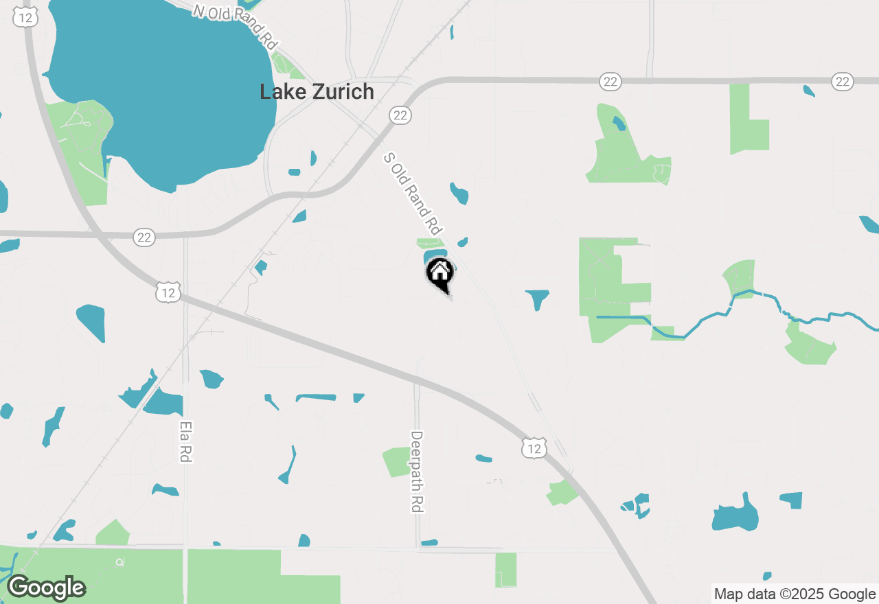 Map of 429 Grand Avenue, Lake Zurich, IL 60047