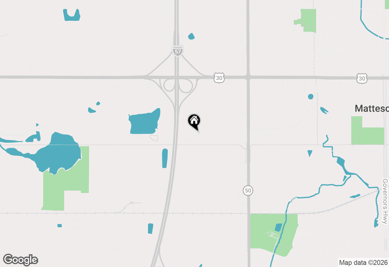 Map of 5226 Southwick Court, Matteson, IL 60443