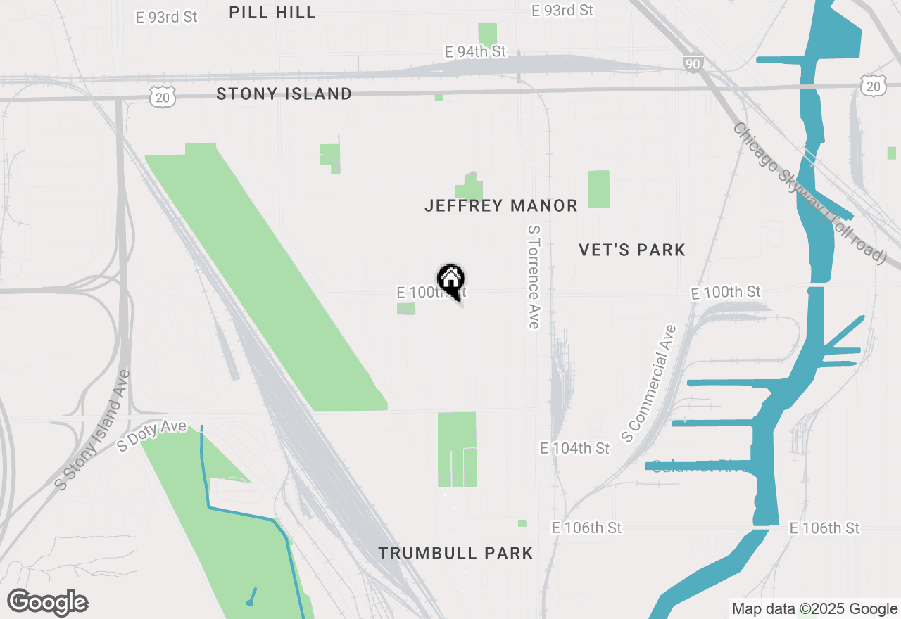 Map of 10024 S Yates Boulevard, Chicago, IL 60617