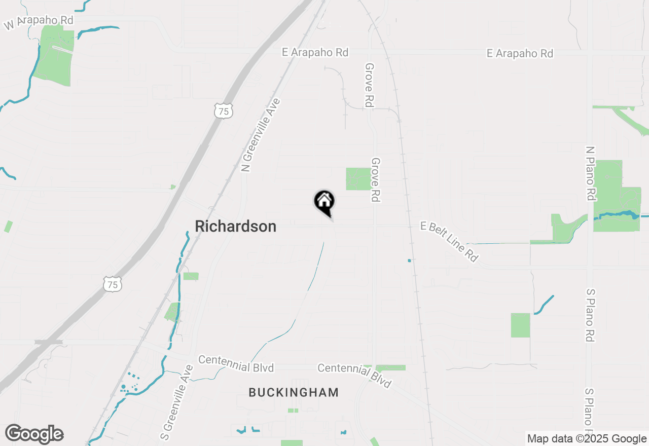 Map of 101 N Lois Lane, Richardson, TX 75081