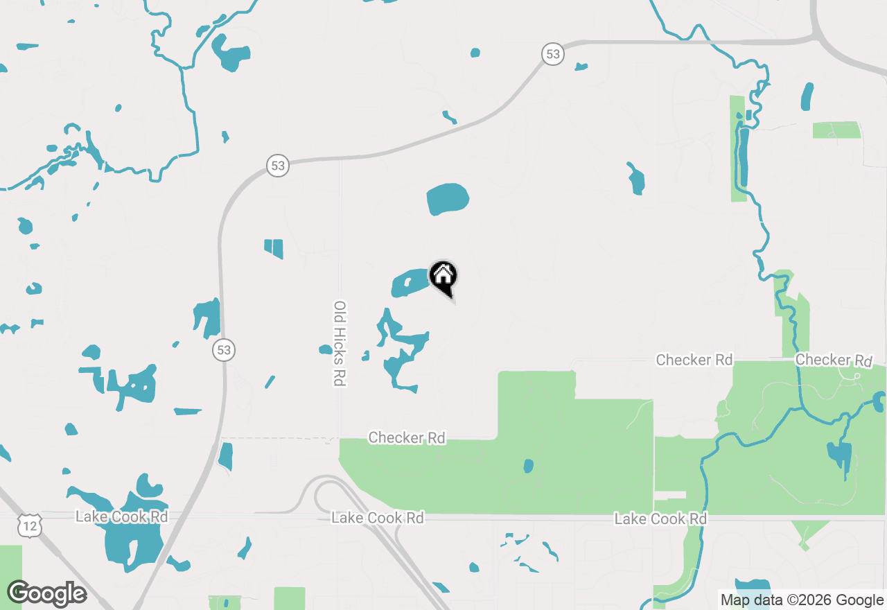 Map of 2435 Lexington Drive, Long Grove, IL 60047