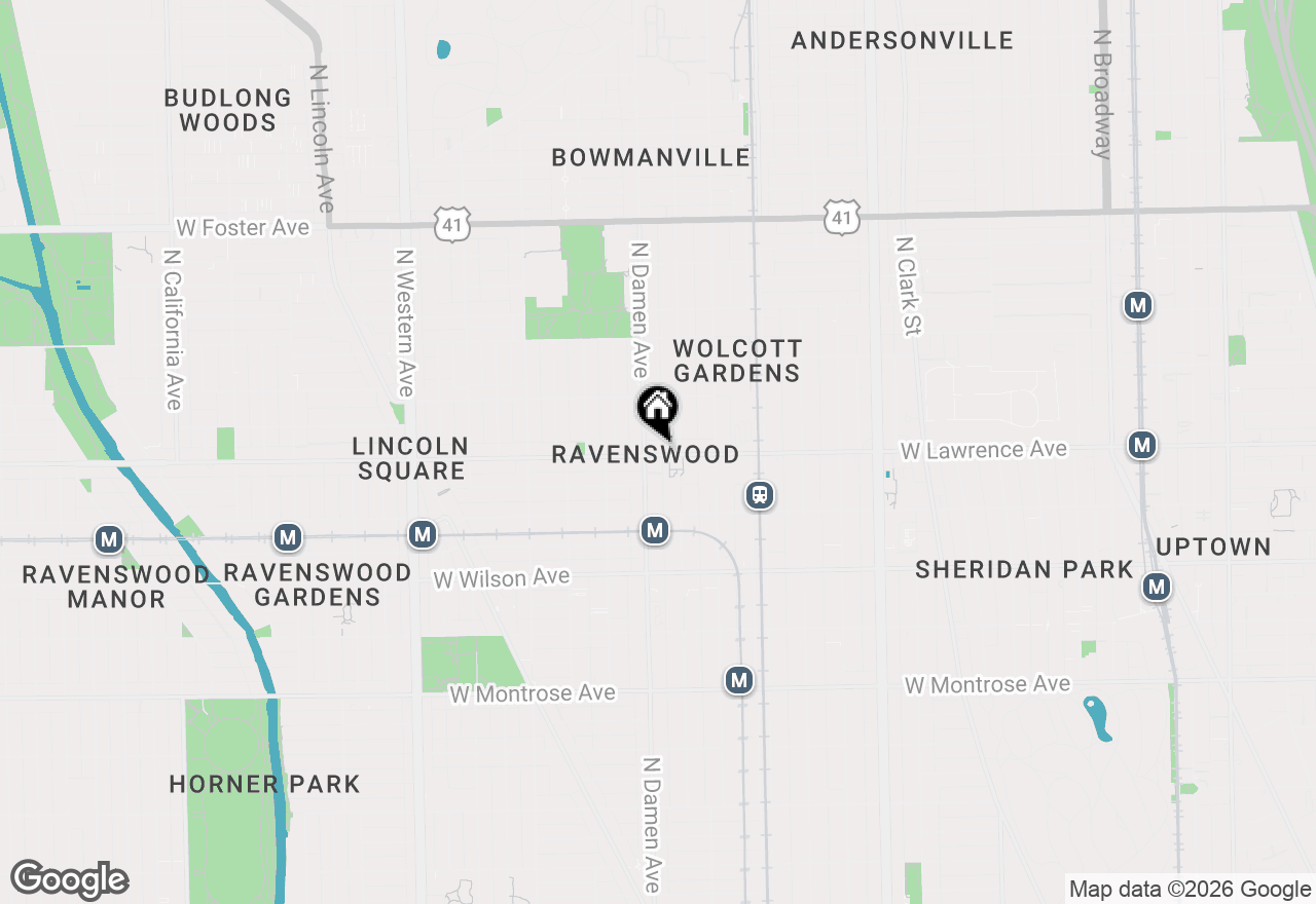 Map of 1962 W Lawrence Avenue #201, Chicago, IL 60640