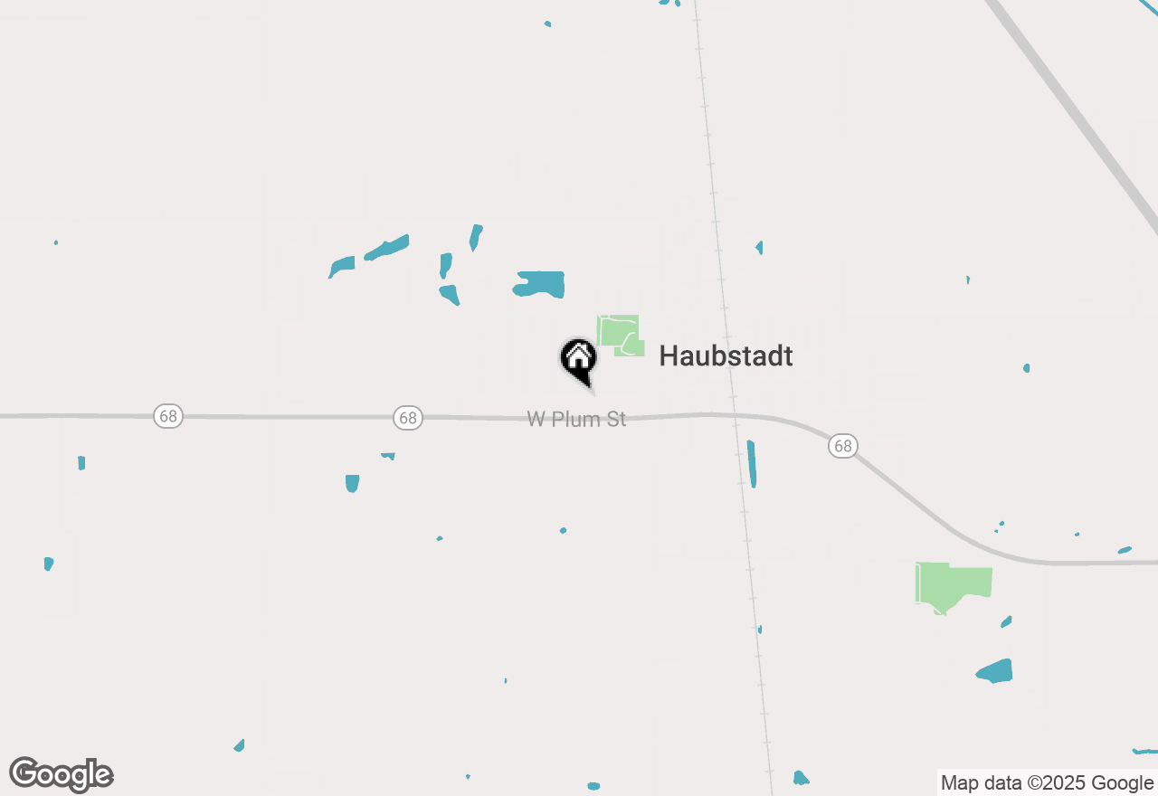 Map of 606 W Elm Street, Haubstadt, IN 47639