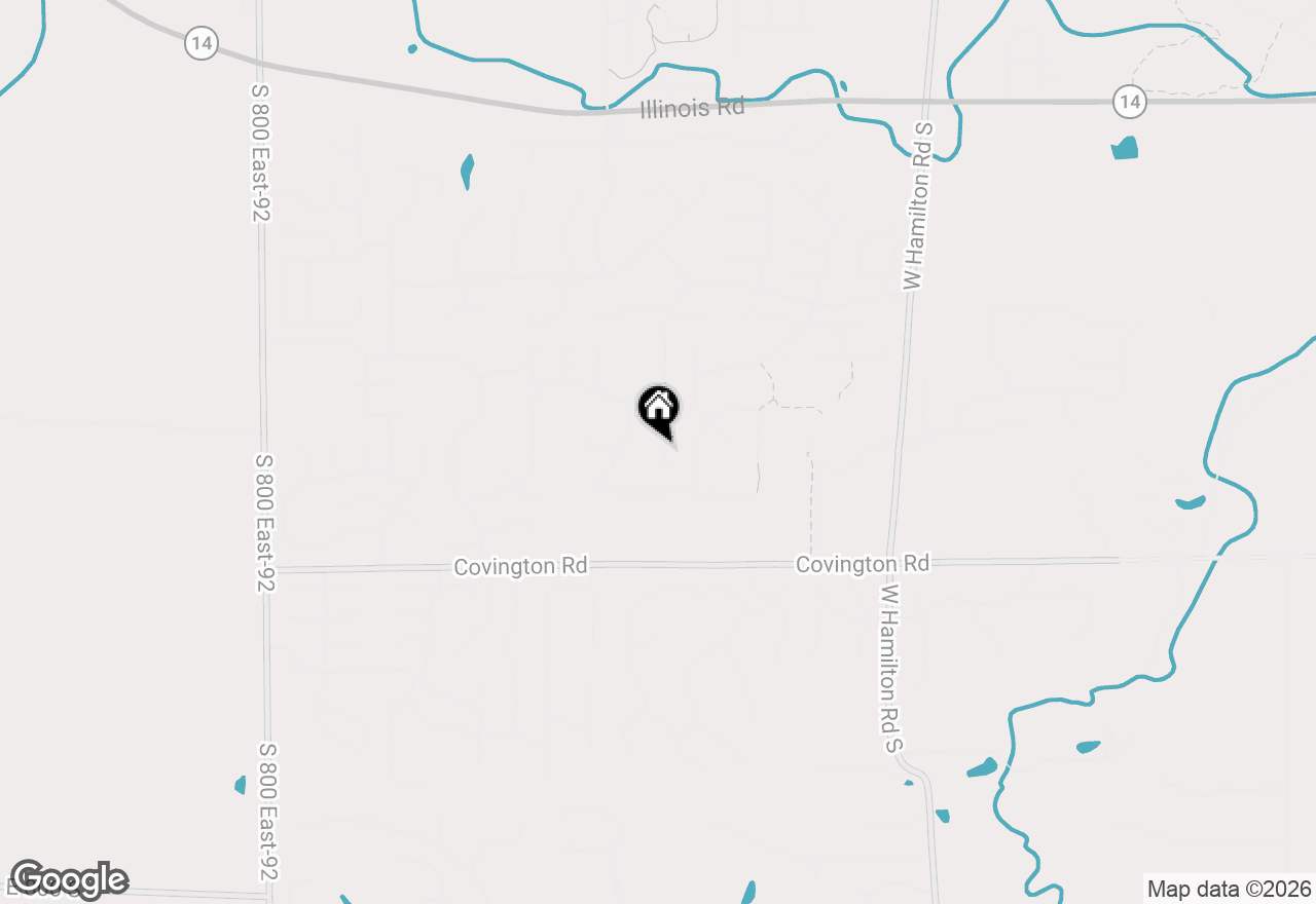 Map of 2310 Calais Road, Fort Wayne, IN 46814