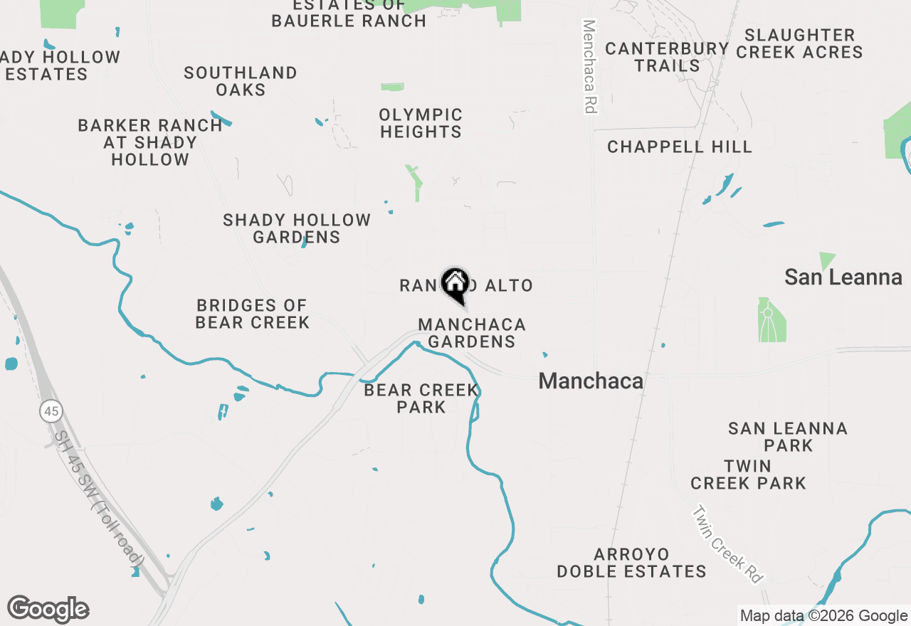 Map of 1713 Suter St, Austin, TX 78748