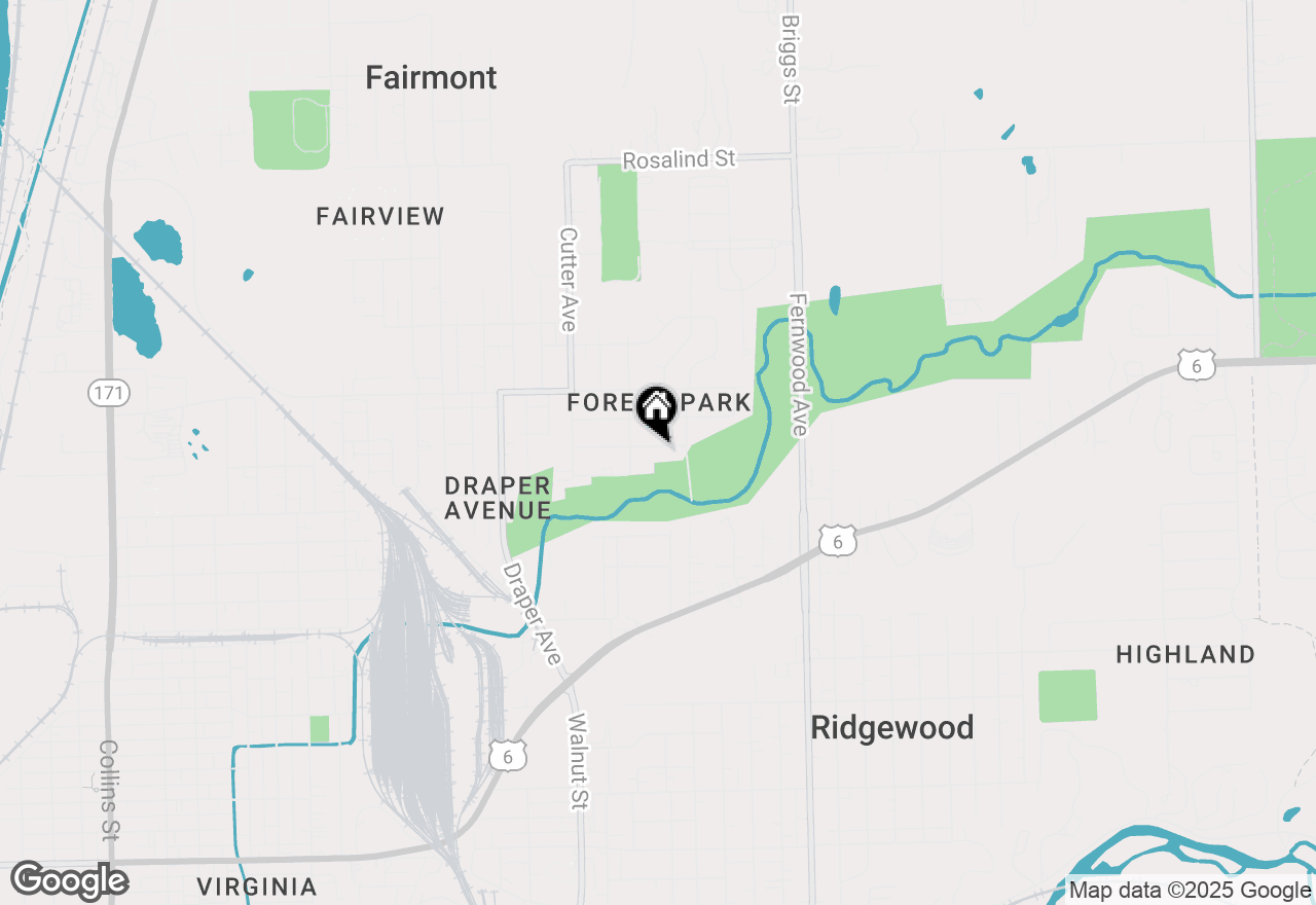 Map of 1310 Wisconsin Street, Joliet, IL 60432