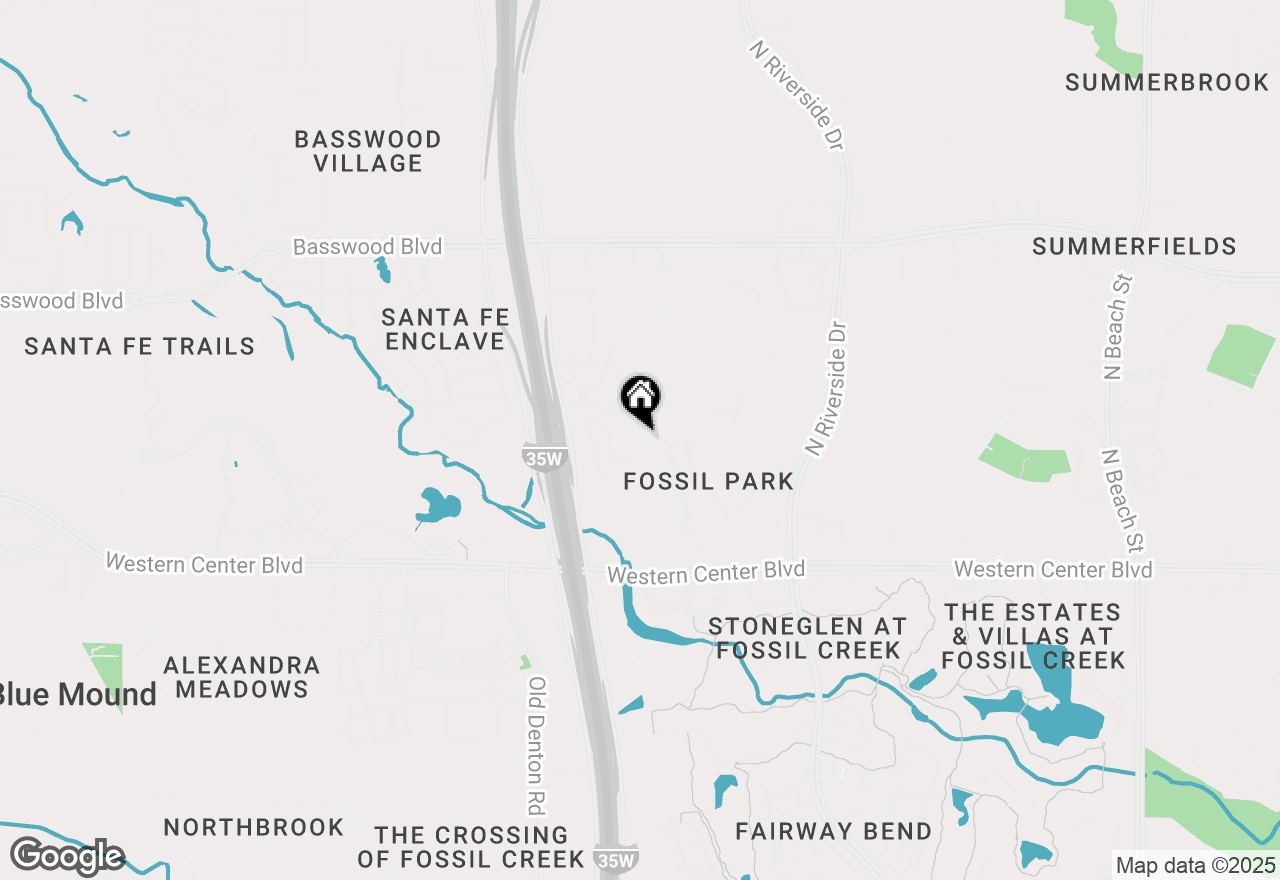 Map of 6845 Sandshell Boulevard, Fort Worth, TX 76137